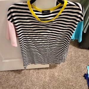 Shein stripe Tee